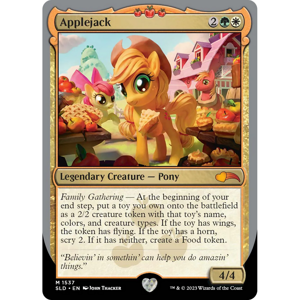 Applejack (SLD-1537) - Secret Lair Drop Foil