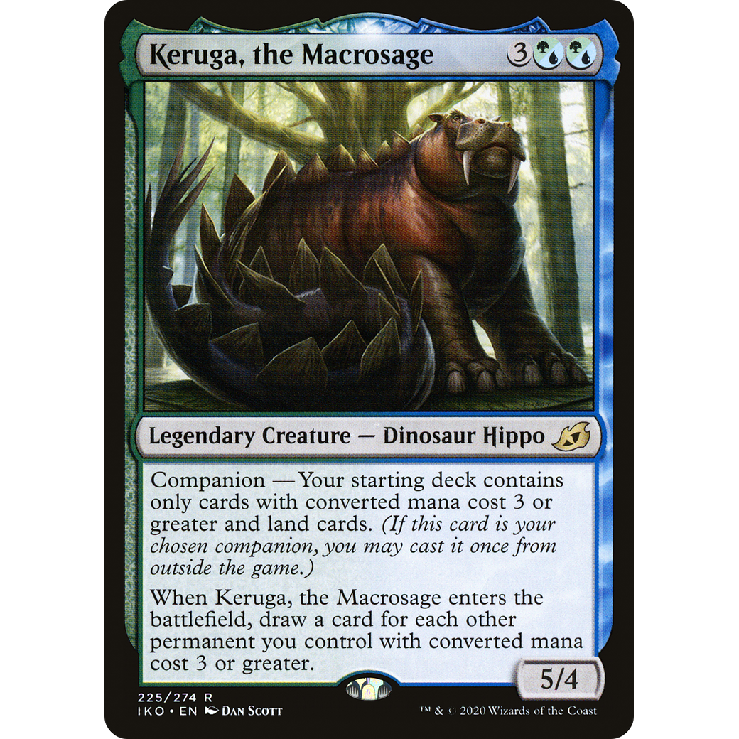 Keruga, the Macrosage (IKO-225) - Ikoria: Lair of Behemoths: (companion)