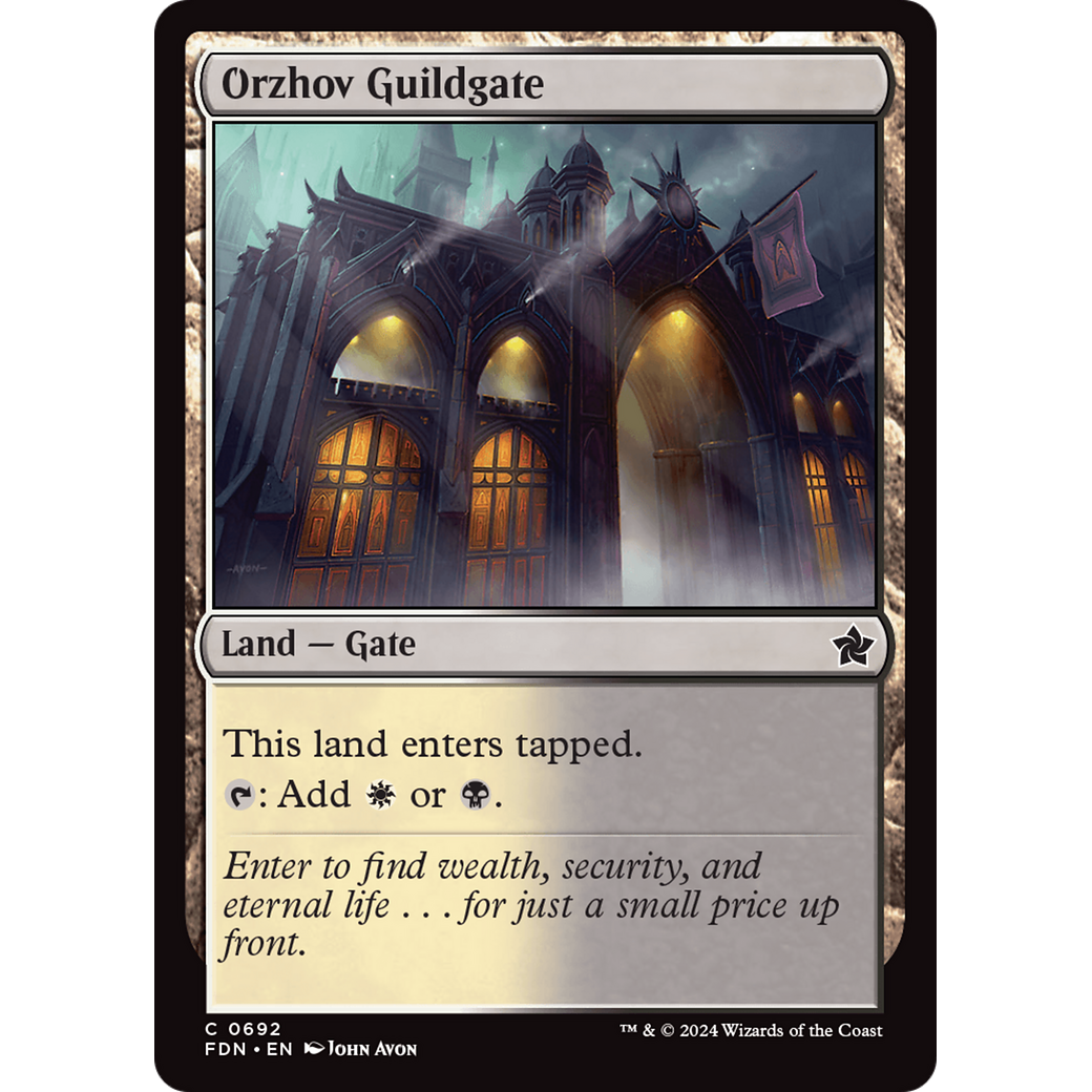 Orzhov Guildgate (FDN-692) - Foundations