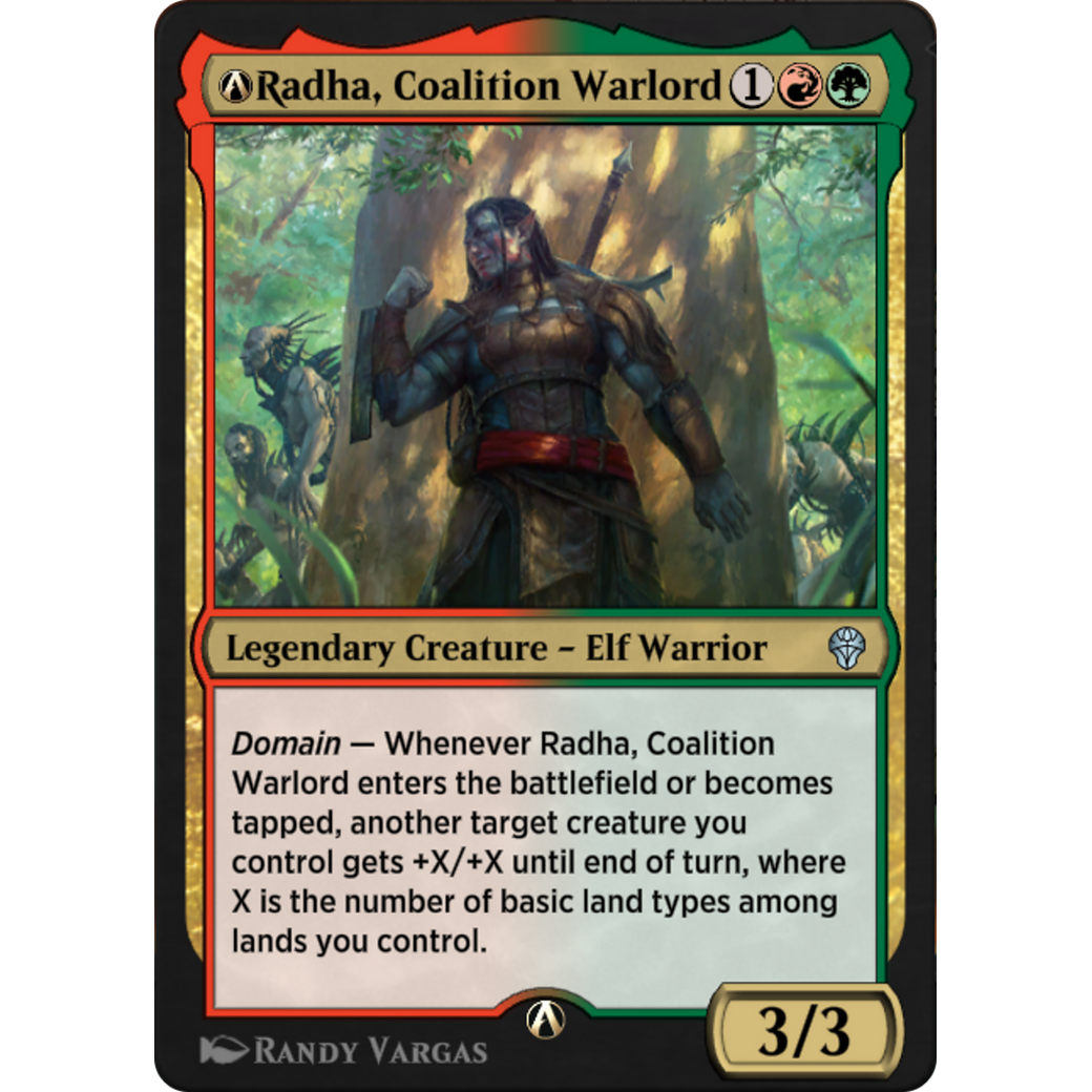 A-Radha, Coalition Warlord (DMU-A-211) - Dominaria United
