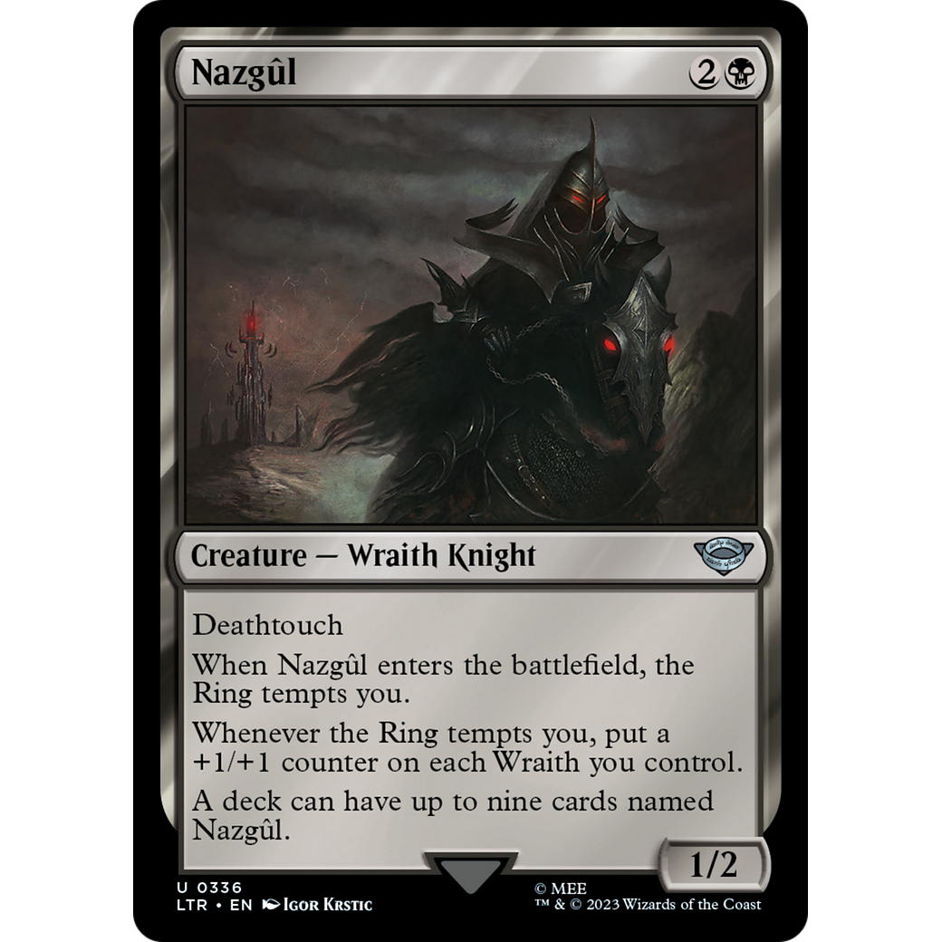 Nazgûl (LTR-336) - The Lord of the Rings: Tales of Middle-earth Foil