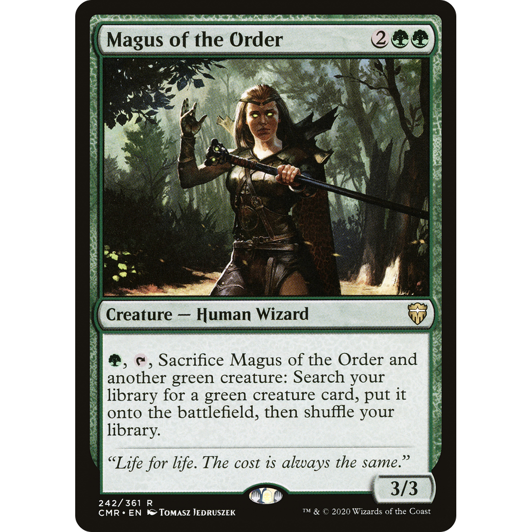 Magus of the Order (CMR-242) - Commander Legends Foil