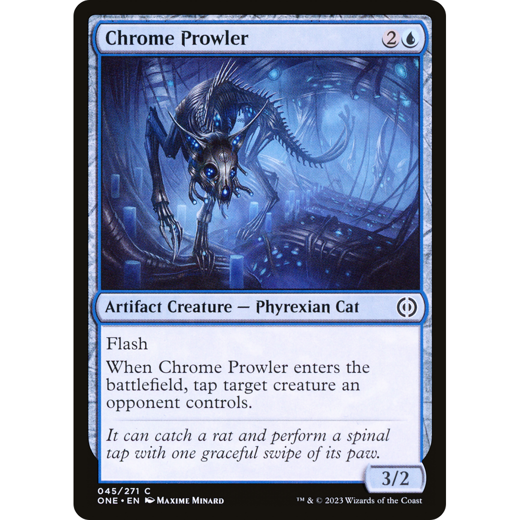 Chrome Prowler (ONE-045) - Phyrexia: All Will Be One Foil
