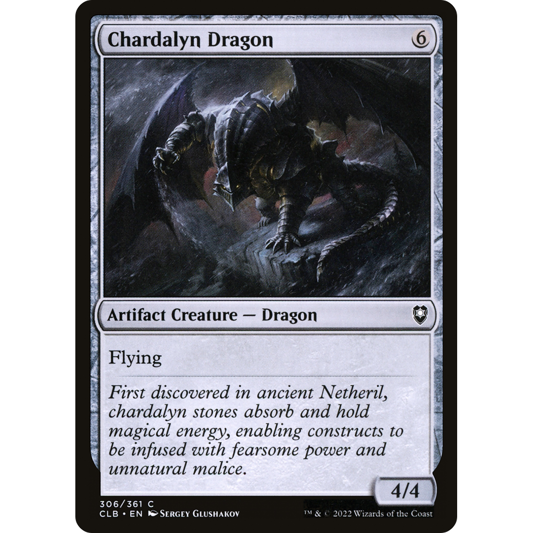 Chardalyn Dragon (CLB-306) - Commander Legends: Battle for Baldur's Gate Foil