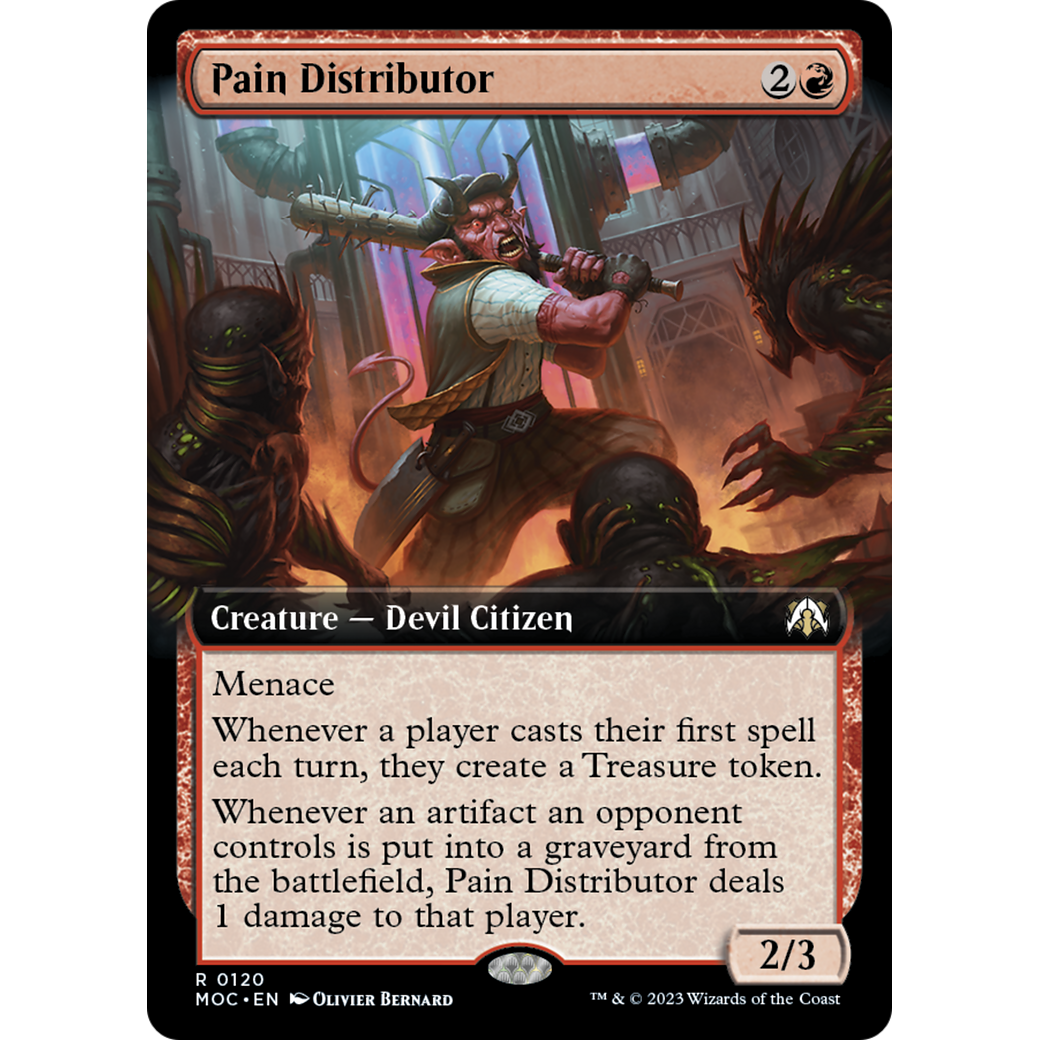 Pain Distributor (MOC-120) - March of the Machine Commander: (Extended Art)