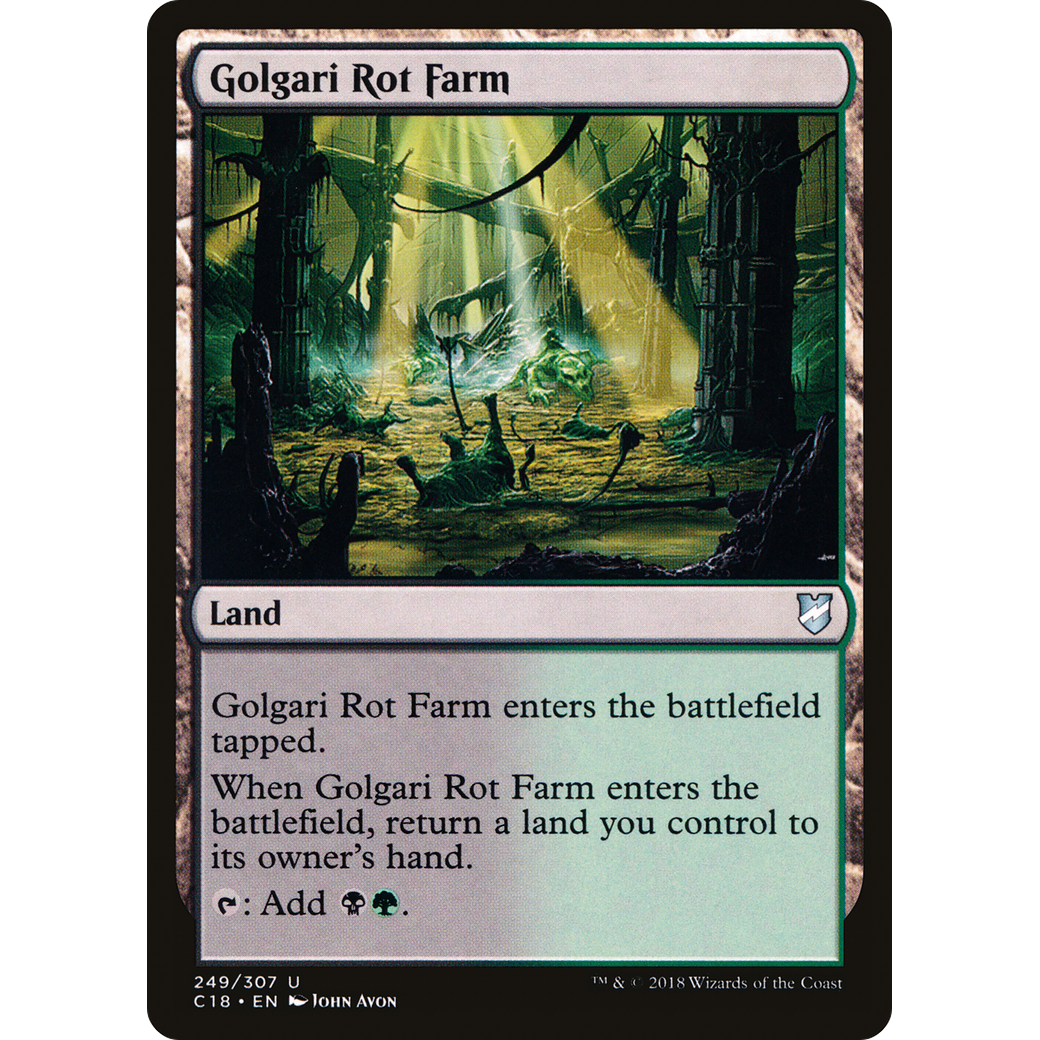 Golgari Rot Farm (C18-249) - Commander 2018