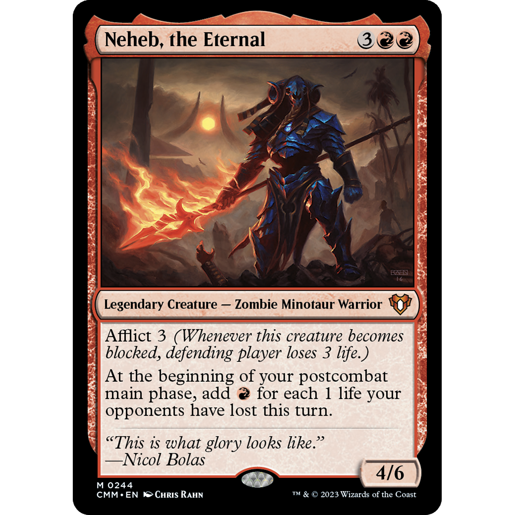 Neheb, the Eternal (CMM-244) - Commander Masters