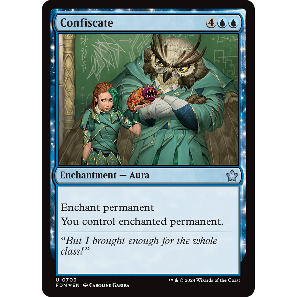 Confiscate (FDN-709) - Foundations Foil