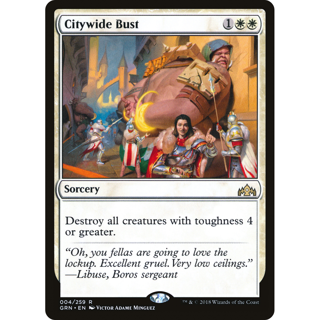 Citywide Bust (GRN-004) - Guilds of Ravnica