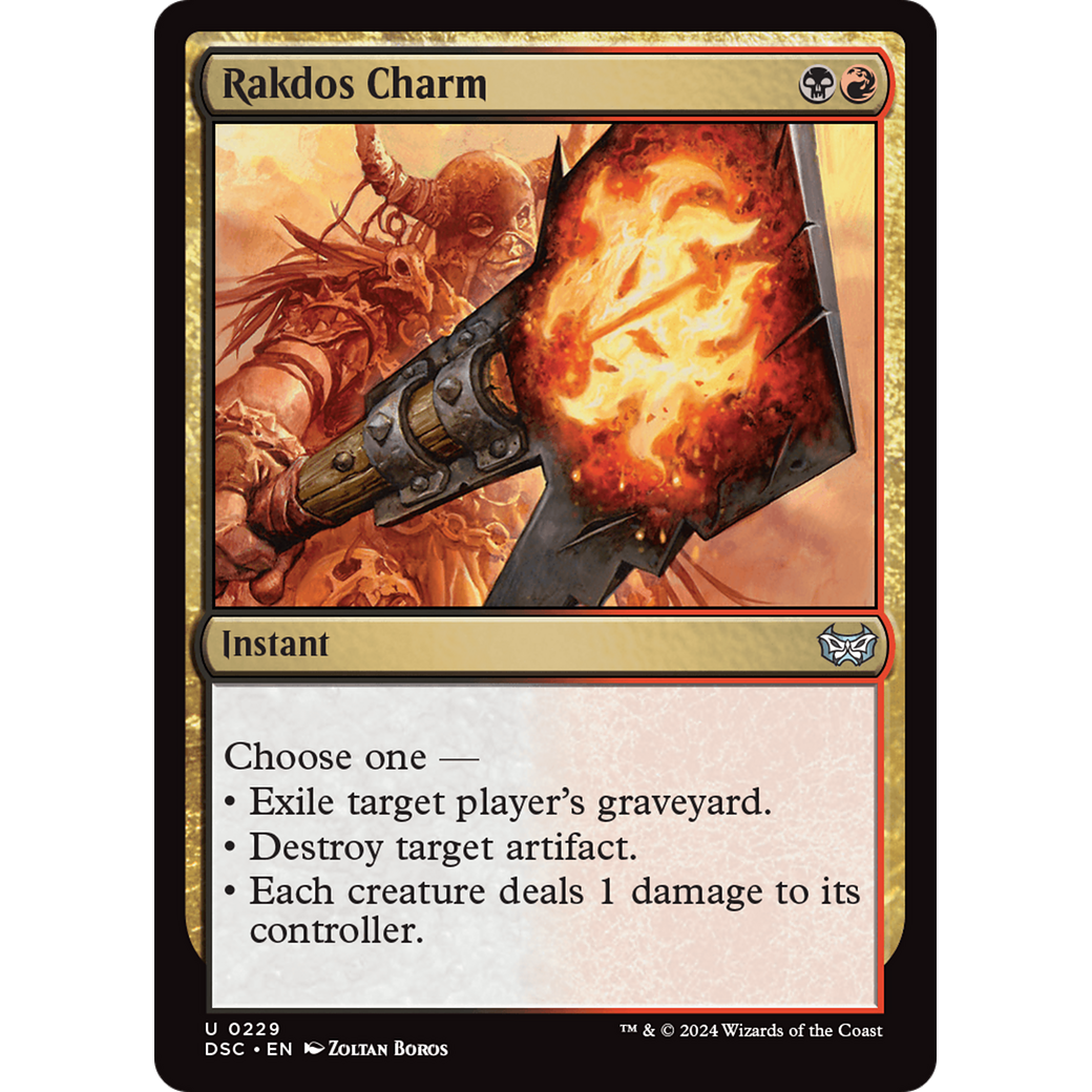 Rakdos Charm (DSC-229) - Duskmourn: House of Horror Commander