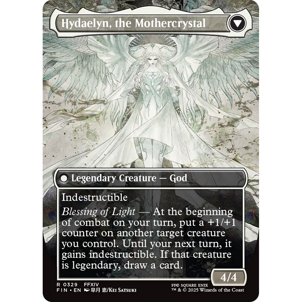 Venat, Heart of Hydaelyn // Hydaelyn, the Mothercrystal (FIN-329) - FINAL FANTASY (Borderless)