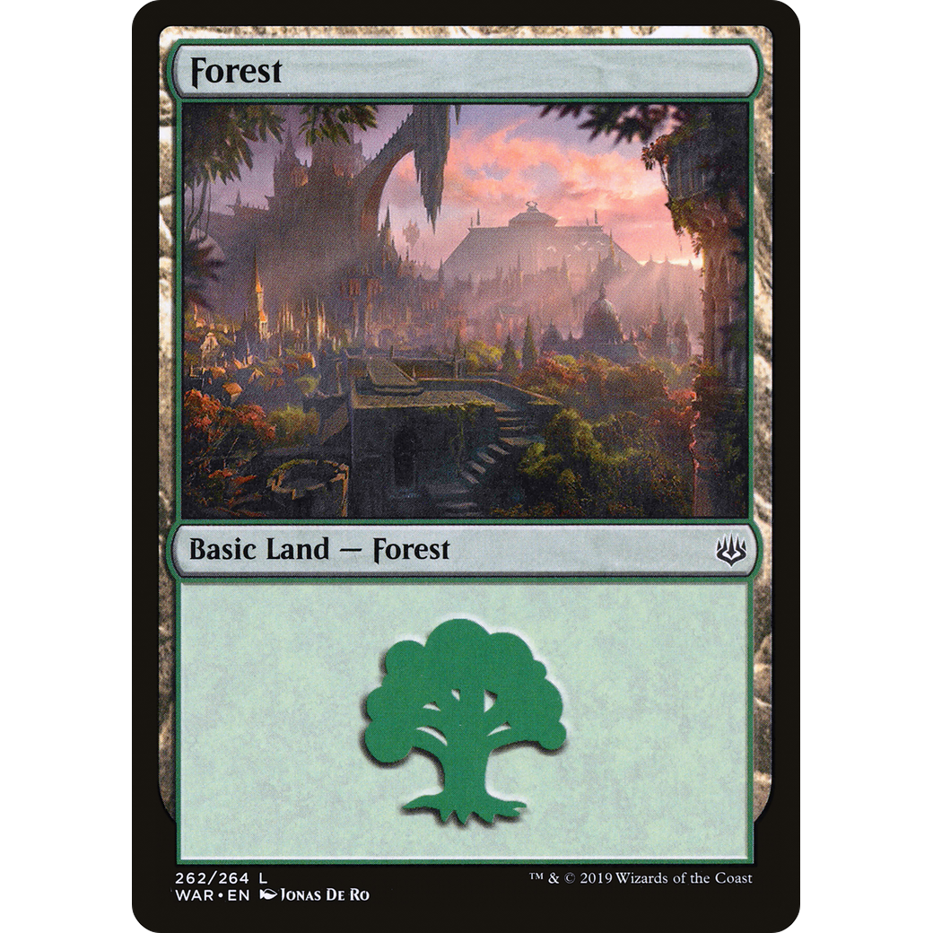 Forest (262) (WAR-262) - War of the Spark Foil