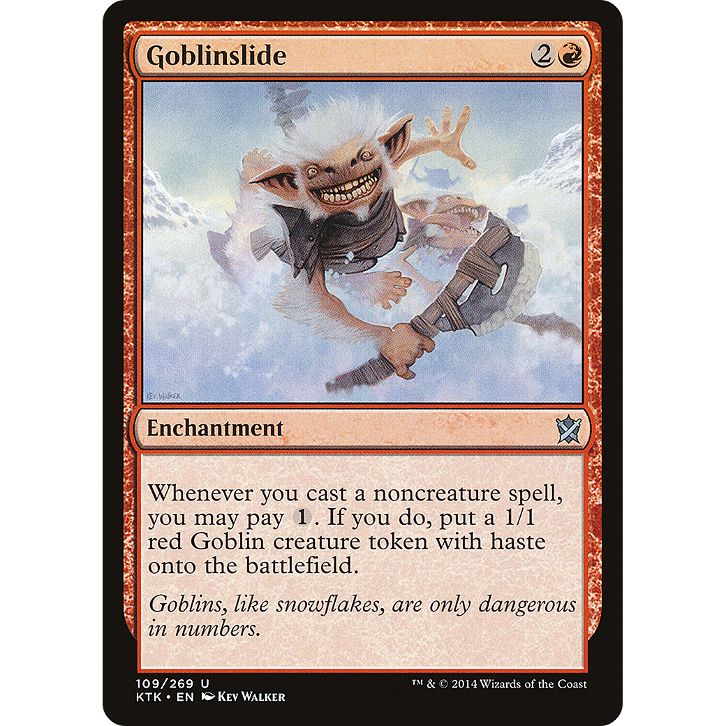 Goblinslide (KTK-109) - Khans of Tarkir
