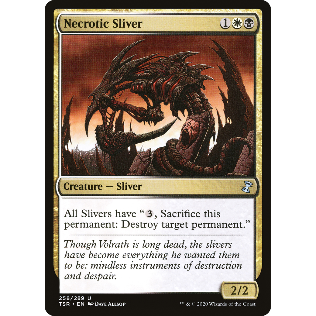Necrotic Sliver (TSR-258) - Time Spiral Remastered