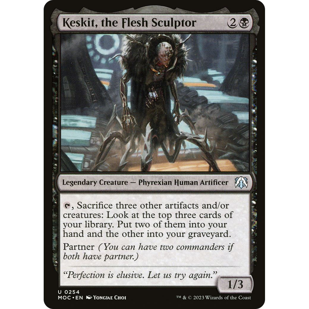 Keskit, the Flesh Sculptor (MOC-254) - March of the Machine Commander