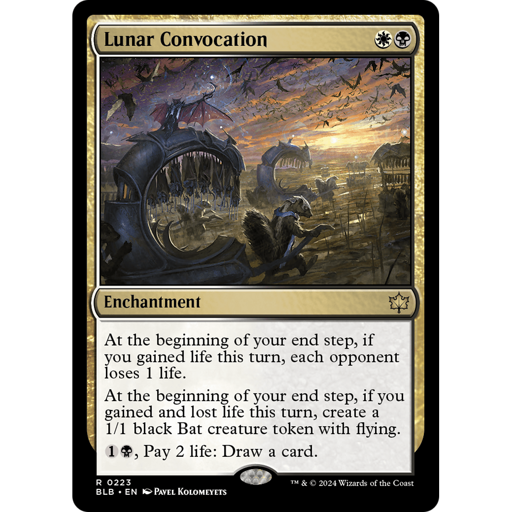 Lunar Convocation (BLB-223) - Bloomburrow Foil