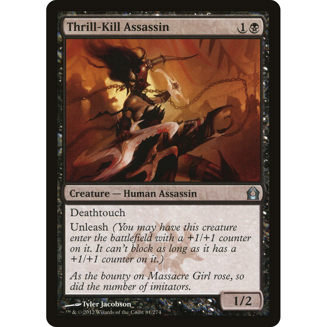Thrill-Kill Assassin (RTR-081) - Return to Ravnica Foil