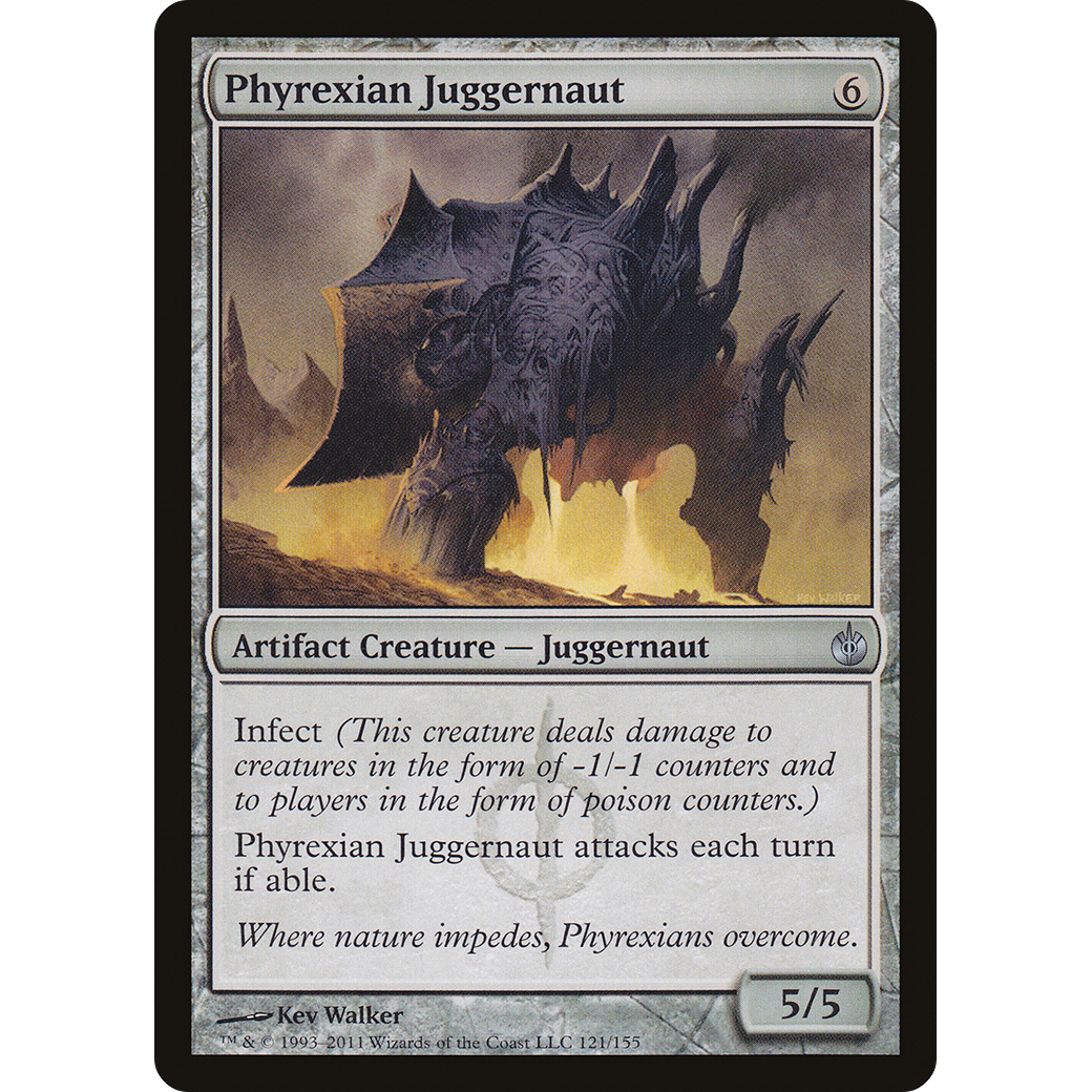 Phyrexian Juggernaut (MBS-121) - Mirrodin Besieged Foil