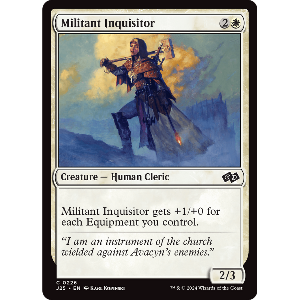 Militant Inquisitor (J25-226) - Foundations Jumpstart