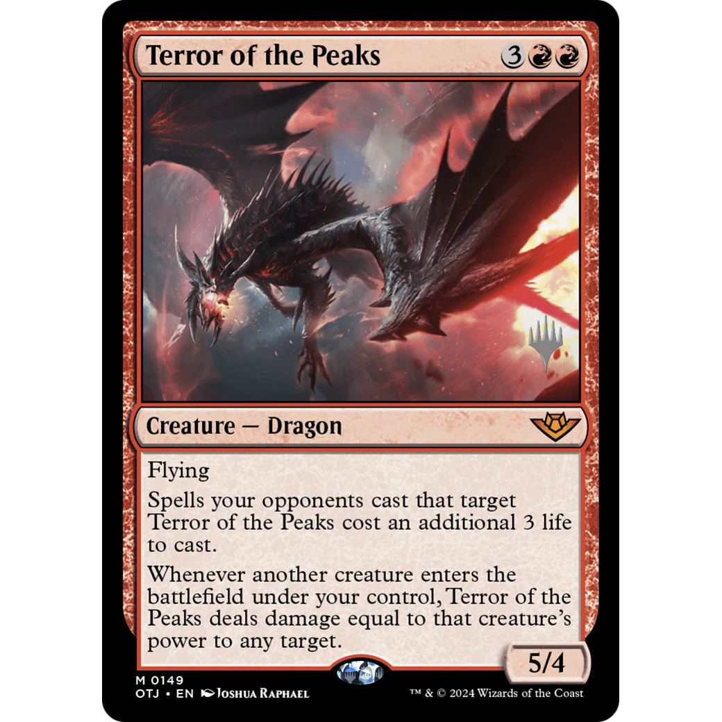 Terror of the Peaks (PPOTJ-149P) - Outlaws of Thunder Junction Promos