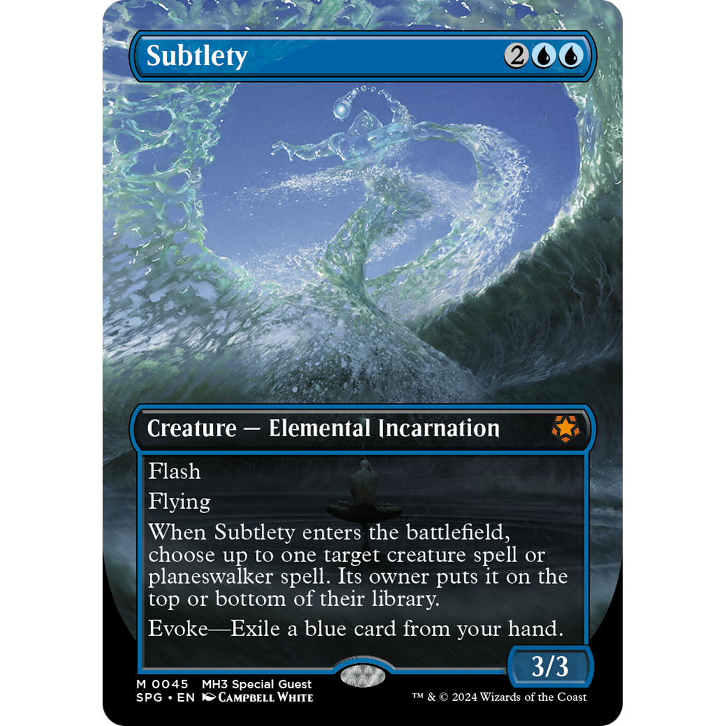 Subtlety (Borderless) (SPG-045) - Special Guests (Borderless) Foil