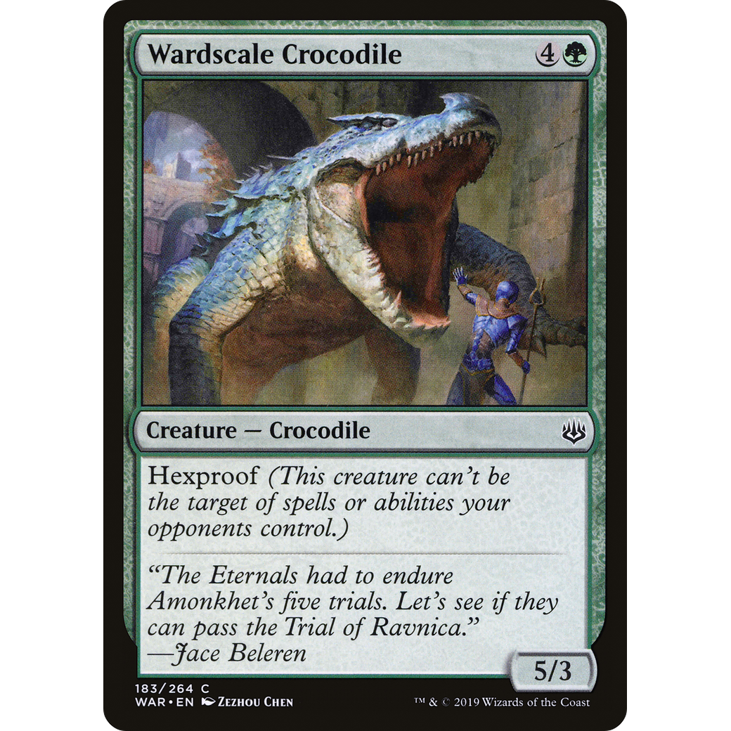 Wardscale Crocodile (WAR-183) - War of the Spark