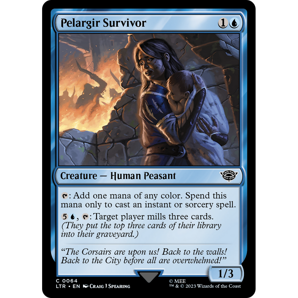 Pelargir Survivor (LTR-064) - The Lord of the Rings: Tales of Middle-earth Foil
