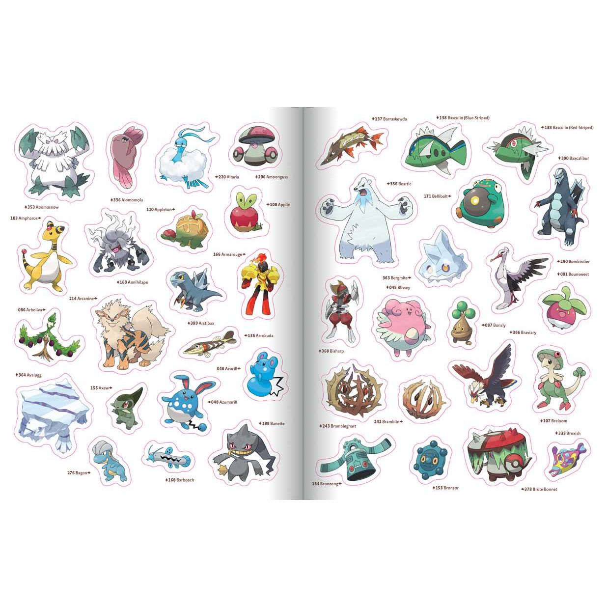 Pokémon The Official Sticker Book Of The Paldea Region  by Pikachu Press: Paperback; 126 pages / English