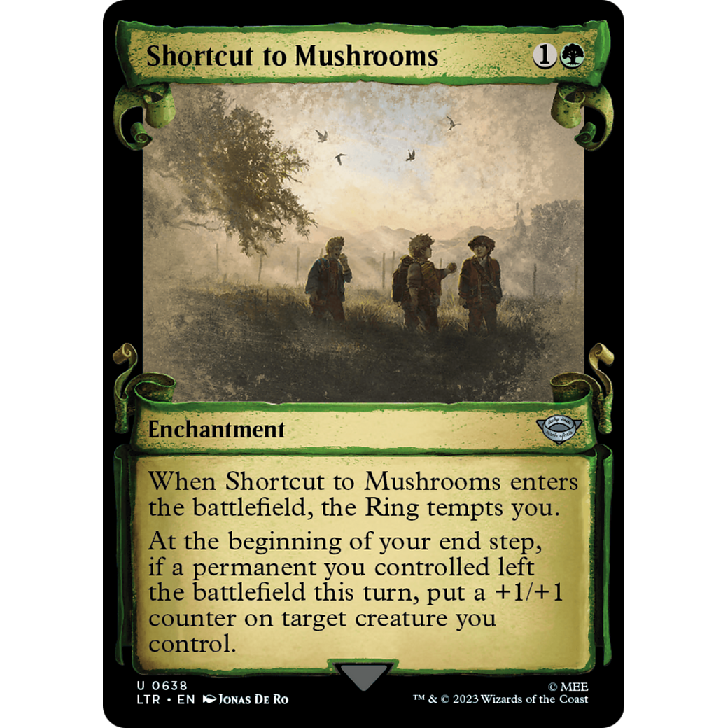 Shortcut to Mushrooms (LTR-638) - The Lord of the Rings: Tales of Middle-earth: (Showcase) Foil