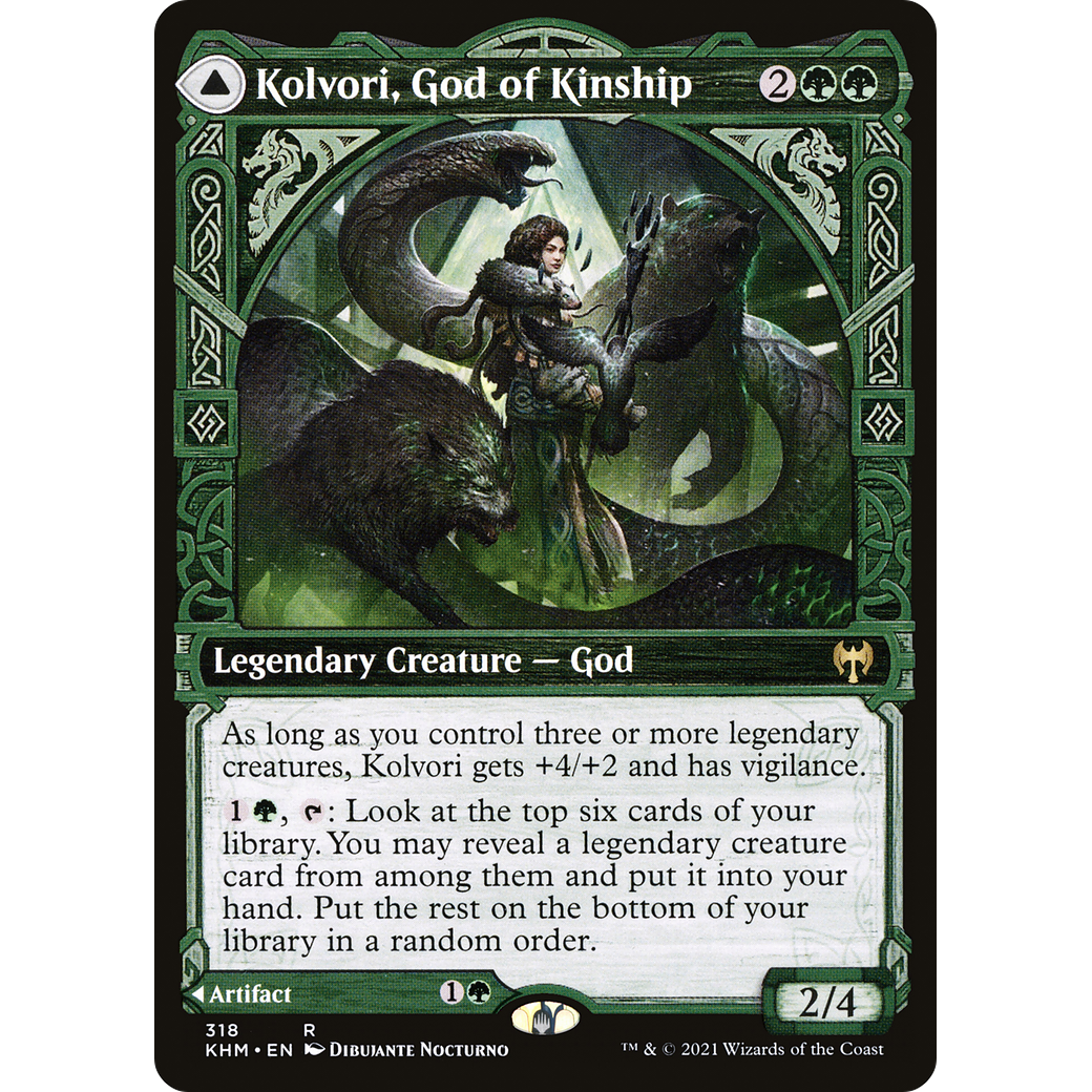 Kolvori, God of Kinship (Showcase) (KHM-318) - Kaldheim: (Showcase)
