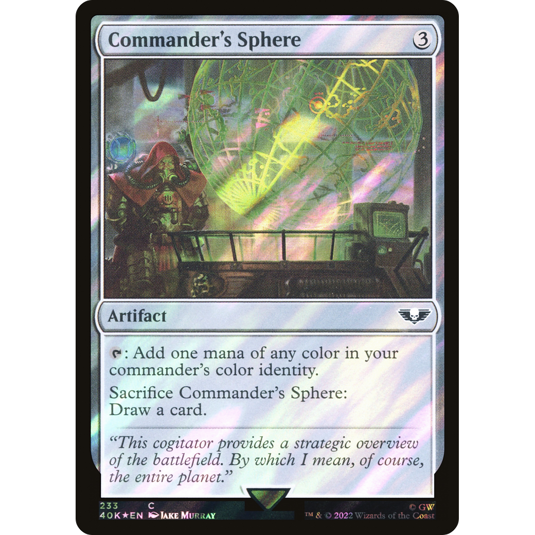 Commander's Sphere (40K-233) - Warhammer 40,000 Commander Foil