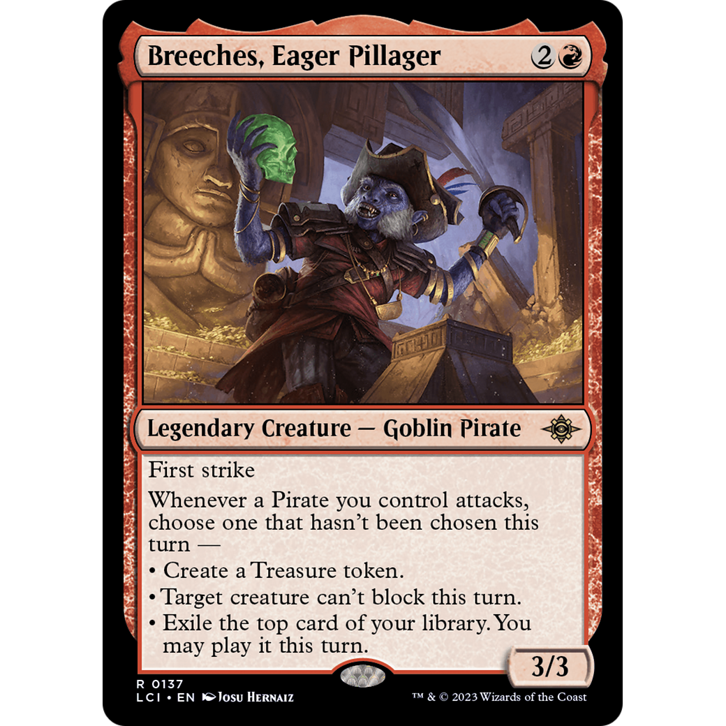 Breeches, Eager Pillager (LCI-137) - The Lost Caverns of Ixalan Foil