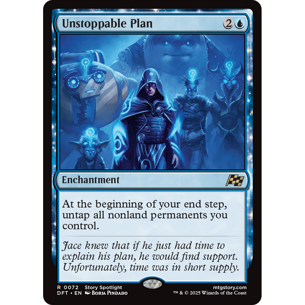 Unstoppable Plan (DFT-072) - Aetherdrift: (enchantment) Foil