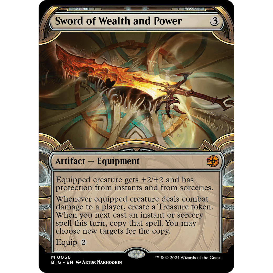 Sword of Wealth and Power (Showcase) (BIG-056) - The Big Score: (Showcase)