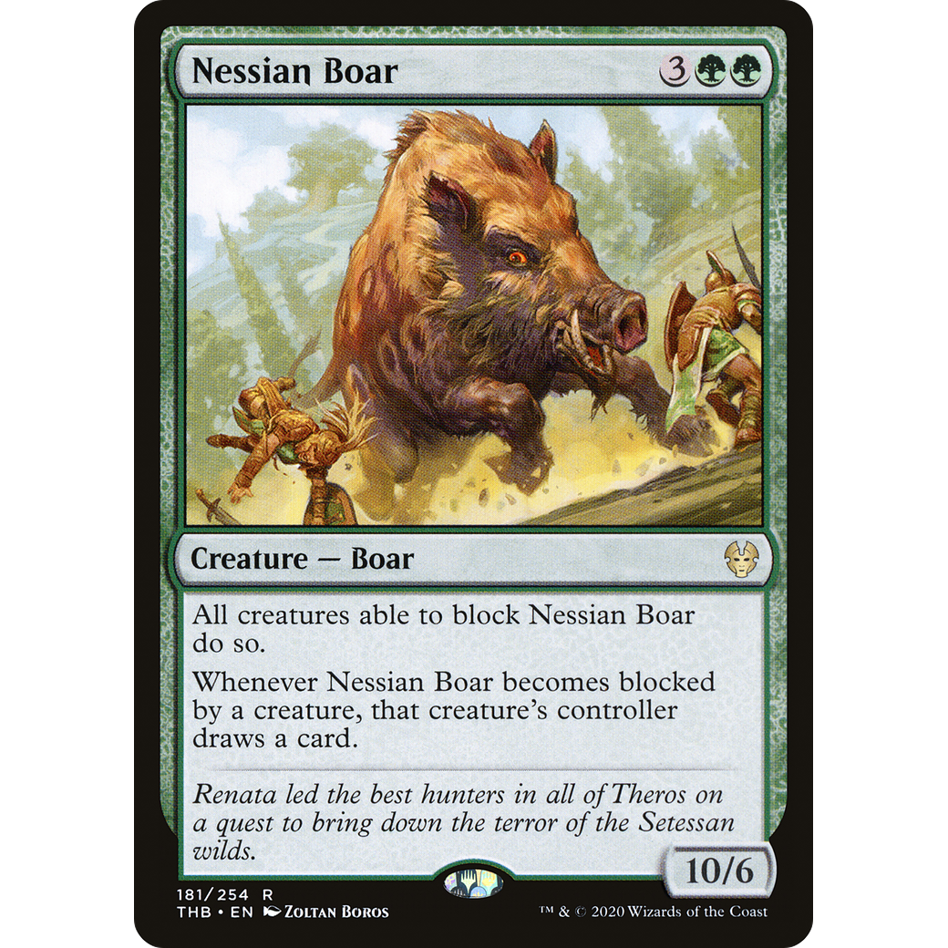 Nessian Boar (THB-181) - Theros Beyond Death