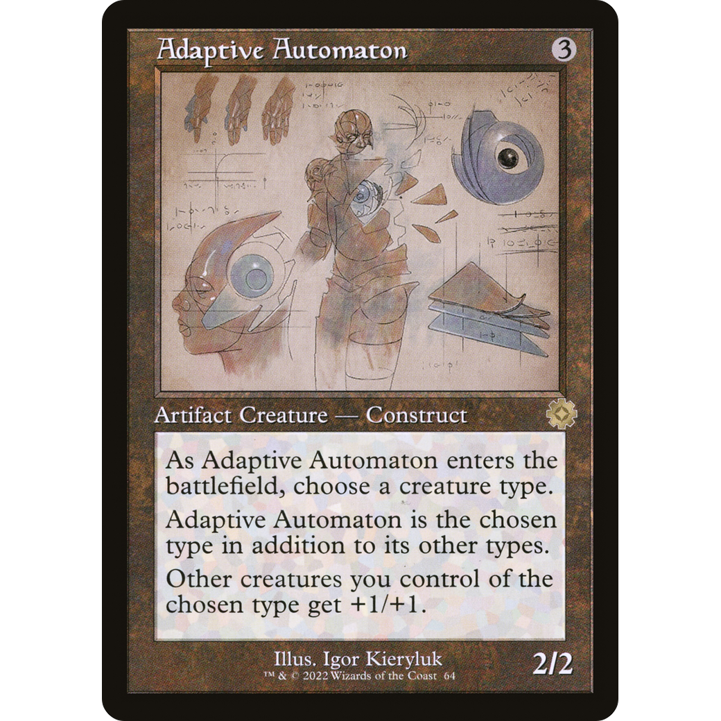 Adaptive Automaton (Schematic) (BRR-064) - The Brothers' War Retro Artifacts Foil
