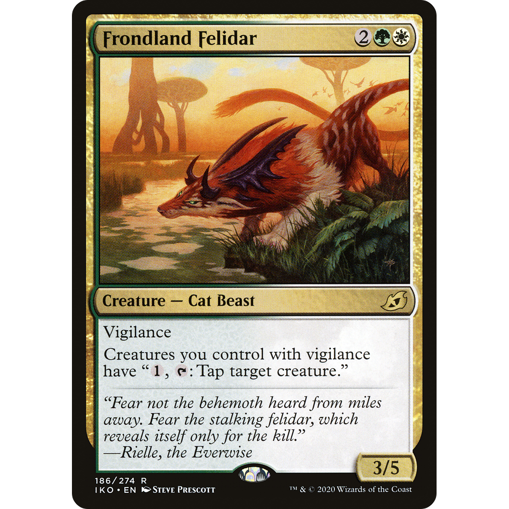 Frondland Felidar (IKO-186) - Ikoria: Lair of Behemoths