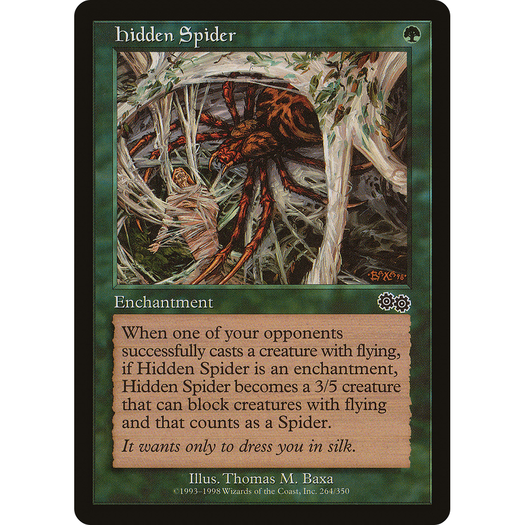 Hidden Spider (USG-264) - Urza's Saga