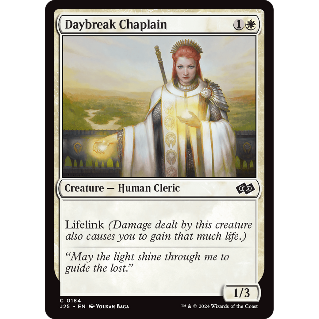 Daybreak Chaplain (J25-184) - Foundations Jumpstart