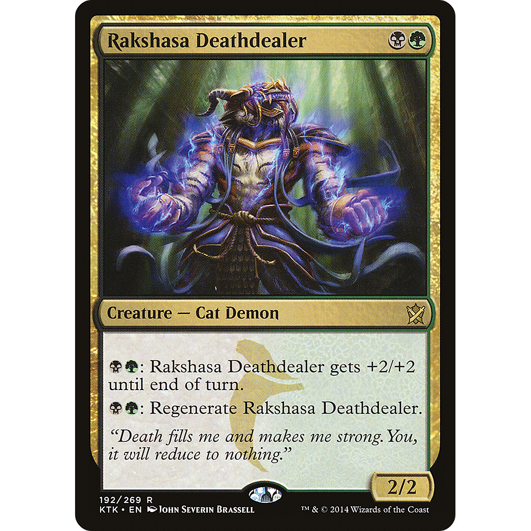 Rakshasa Deathdealer (KTK-192) - Khans of Tarkir