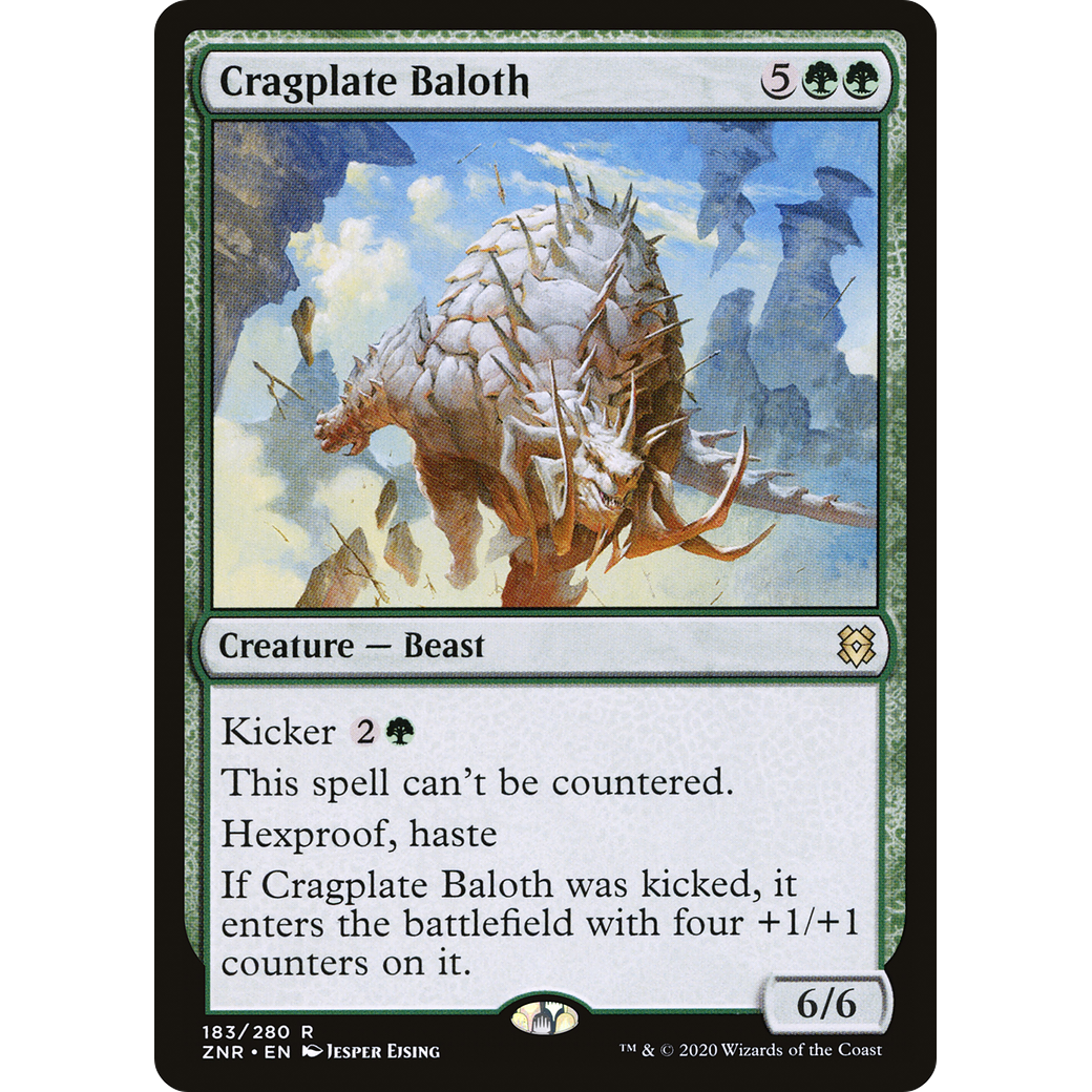 Cragplate Baloth (ZNR-183) - Zendikar Rising Foil
