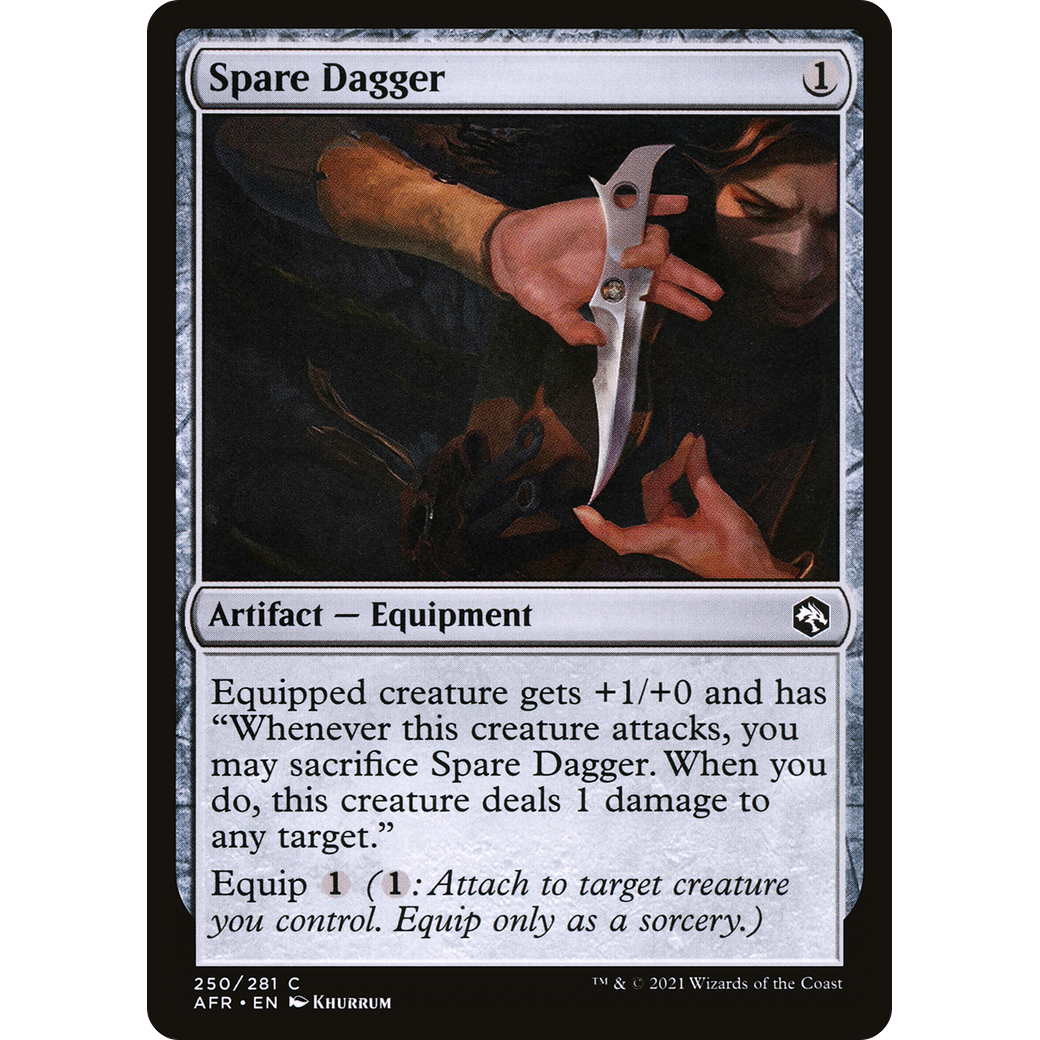 Spare Dagger (AFR-250) - Adventures in the Forgotten Realms Foil
