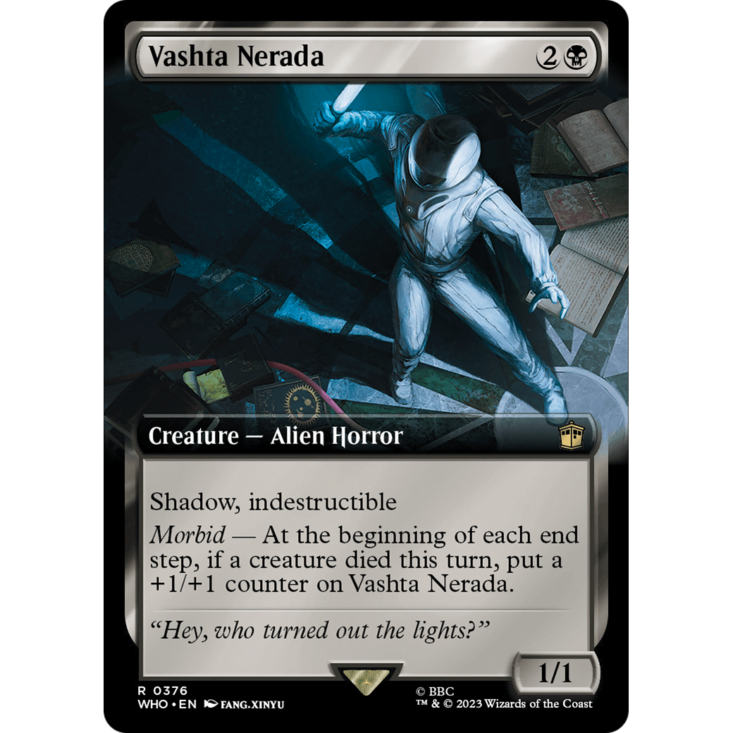 Vashta Nerada (Extended Art) (WHO-376) - Doctor Who: (Extended Art)