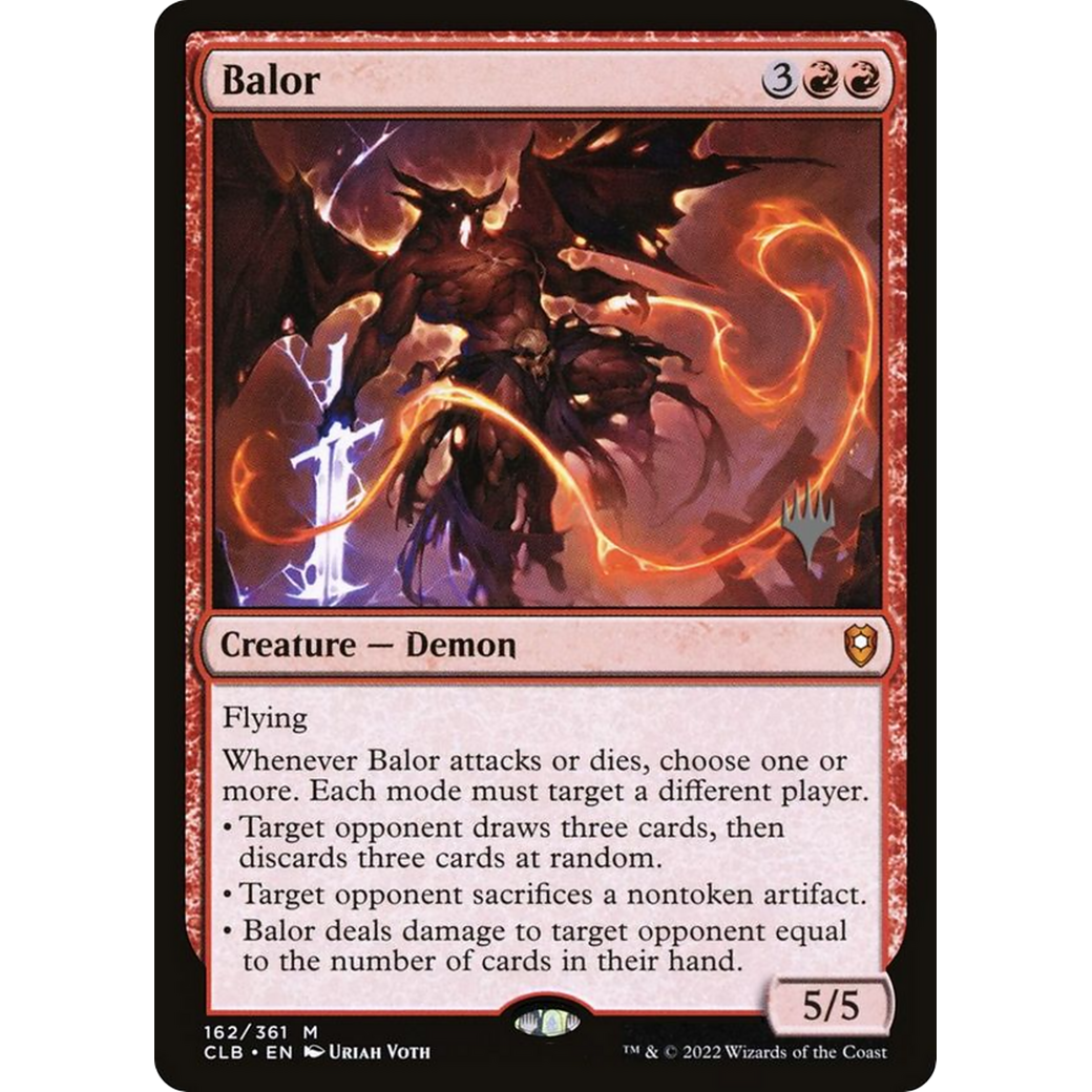 Balor (PPLCI-162P) - Battle for Baldur's Gate Promos: (stamped, promo) Foil
