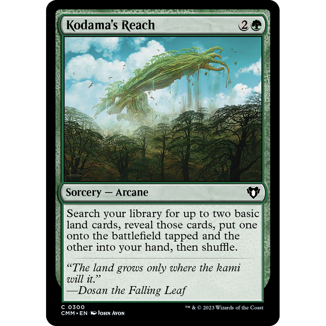 Kodama's Reach (CMM-300) - Commander Masters Foil