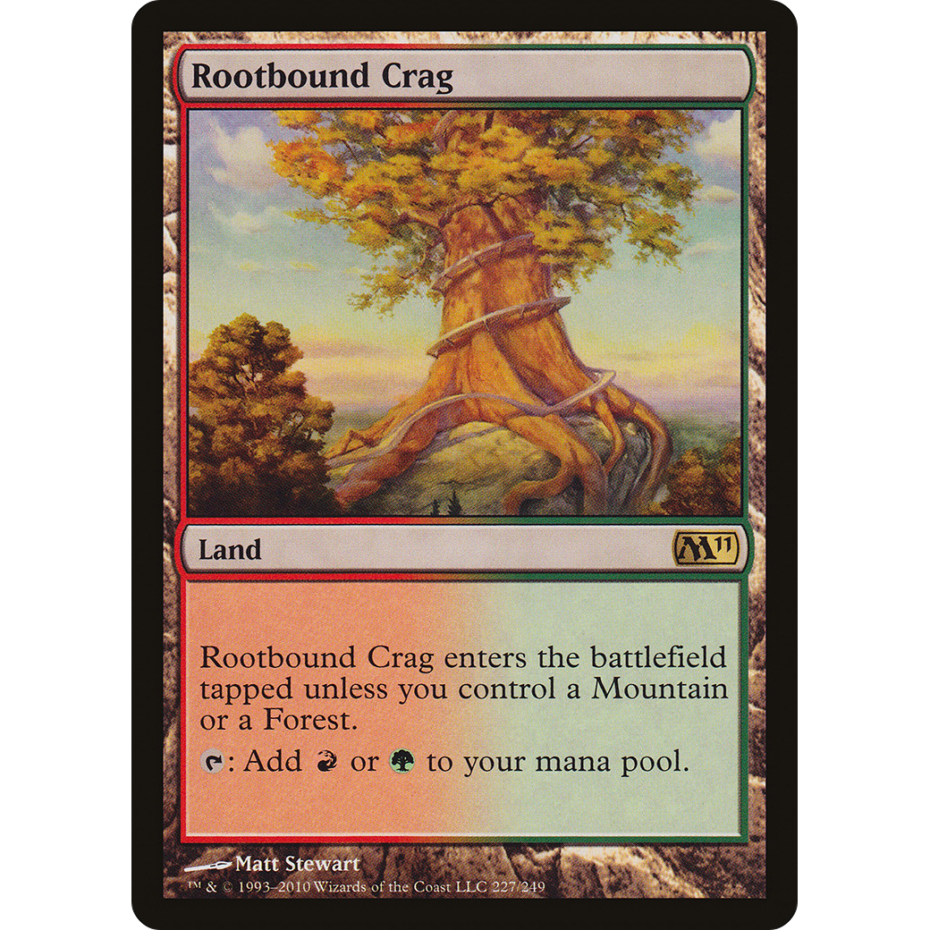 Rootbound Crag (M11-227) - Magic 2011 Foil