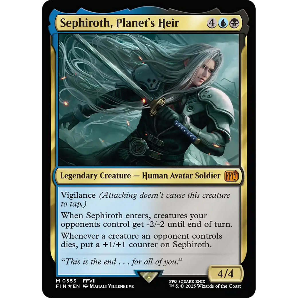Sephiroth, Planet's Heir (FIN-553) - FINAL FANTASY Foil