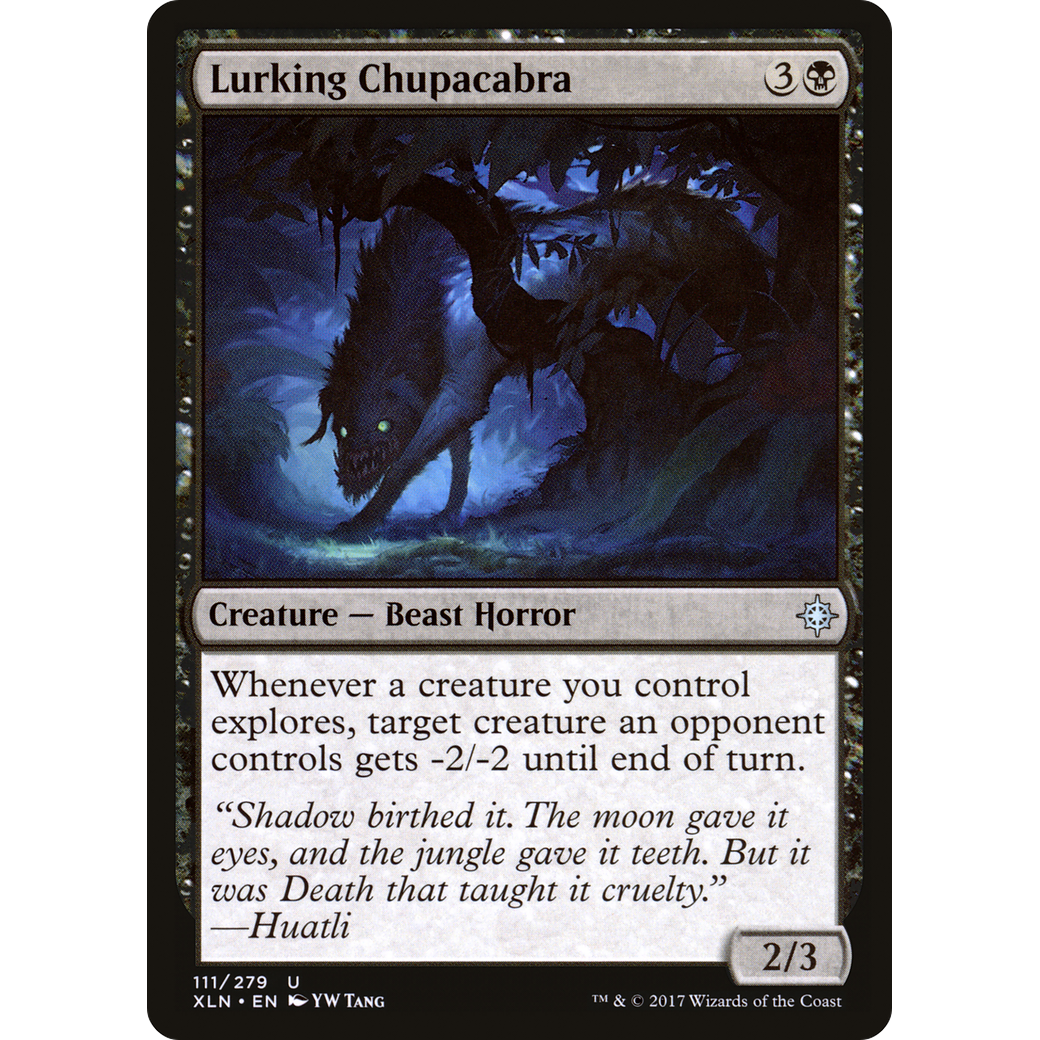 Lurking Chupacabra (XLN-111) - Ixalan Foil