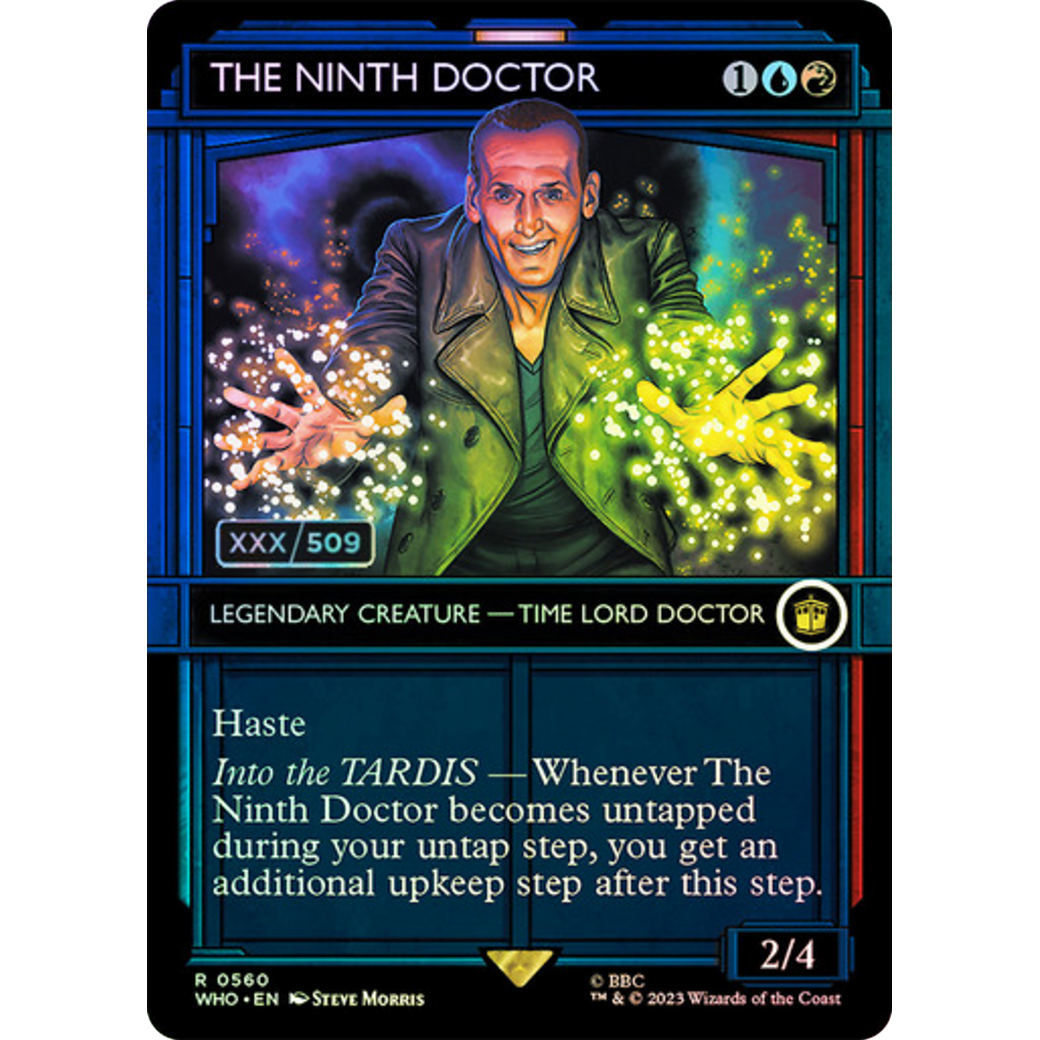 The Ninth Doctor (Serial Numbered) (WHO-560) - Doctor Who: (Showcase) (Borderless) Foil