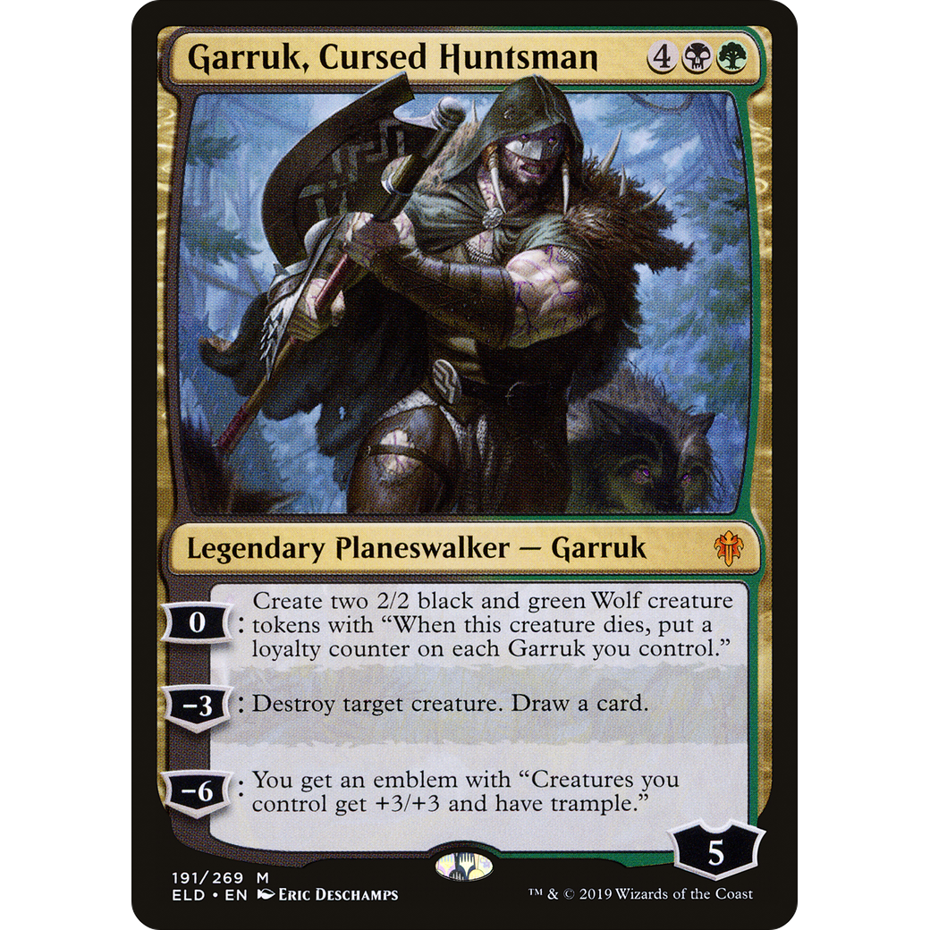 Garruk, Cursed Huntsman (ELD-191) - Throne of Eldraine